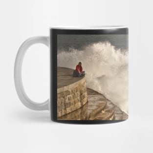 girl and the sea... Mug